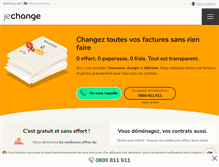 Tablet Screenshot of jechange.fr
