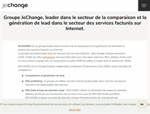 Tablet Screenshot of groupe.jechange.fr